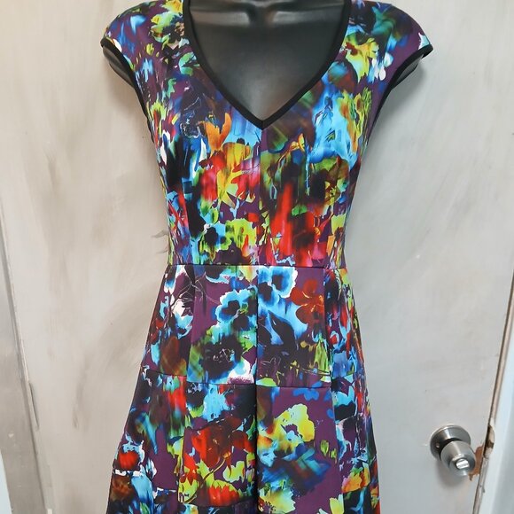 Nanette Lepore Glam Skater Dress - Picture 1 of 9